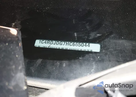 2017 Dodge Durango Gt Awd from USA, damaged, VIN 1C4RDJDG7HC665044